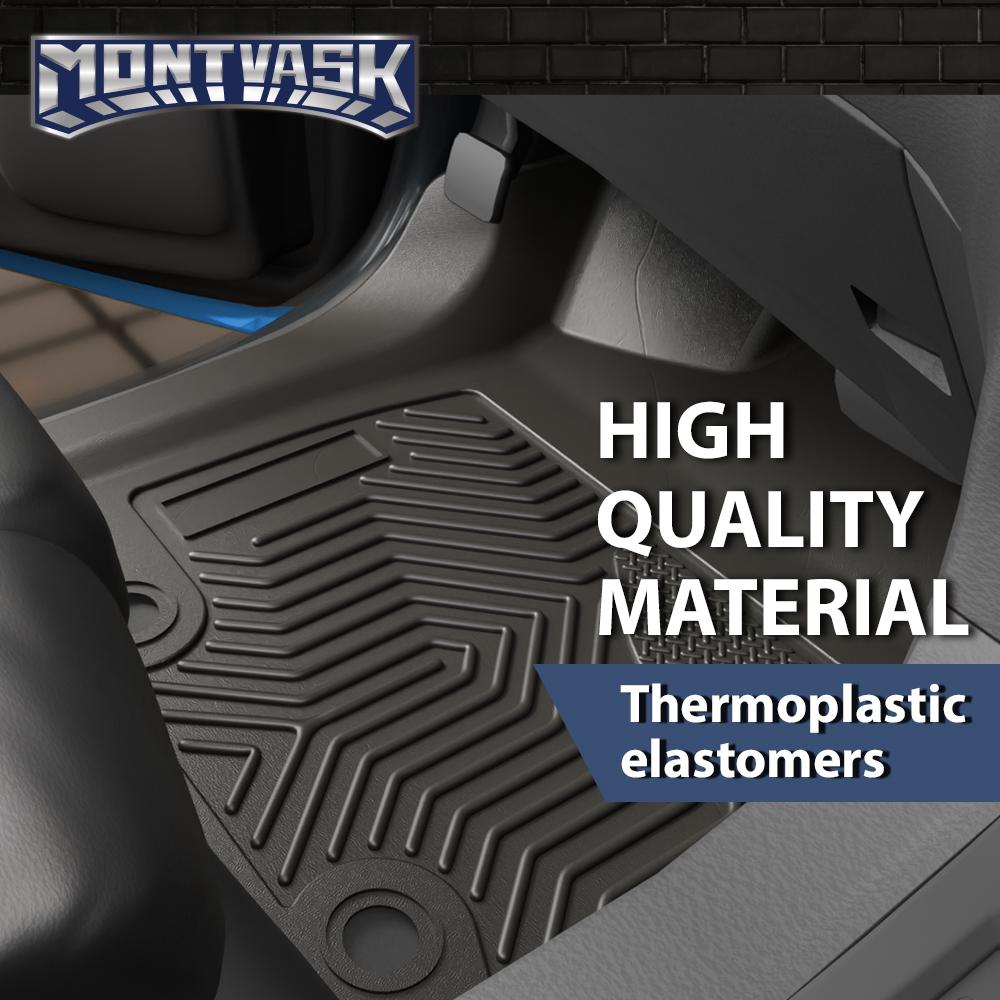 CROSSDESIGN TPE Floor Mats Liners All Weather Waterproof Durable Floor Mats Fit For 2014-2023 Toyota 4Runner Lexus GX460 Car Accessories Floor mats