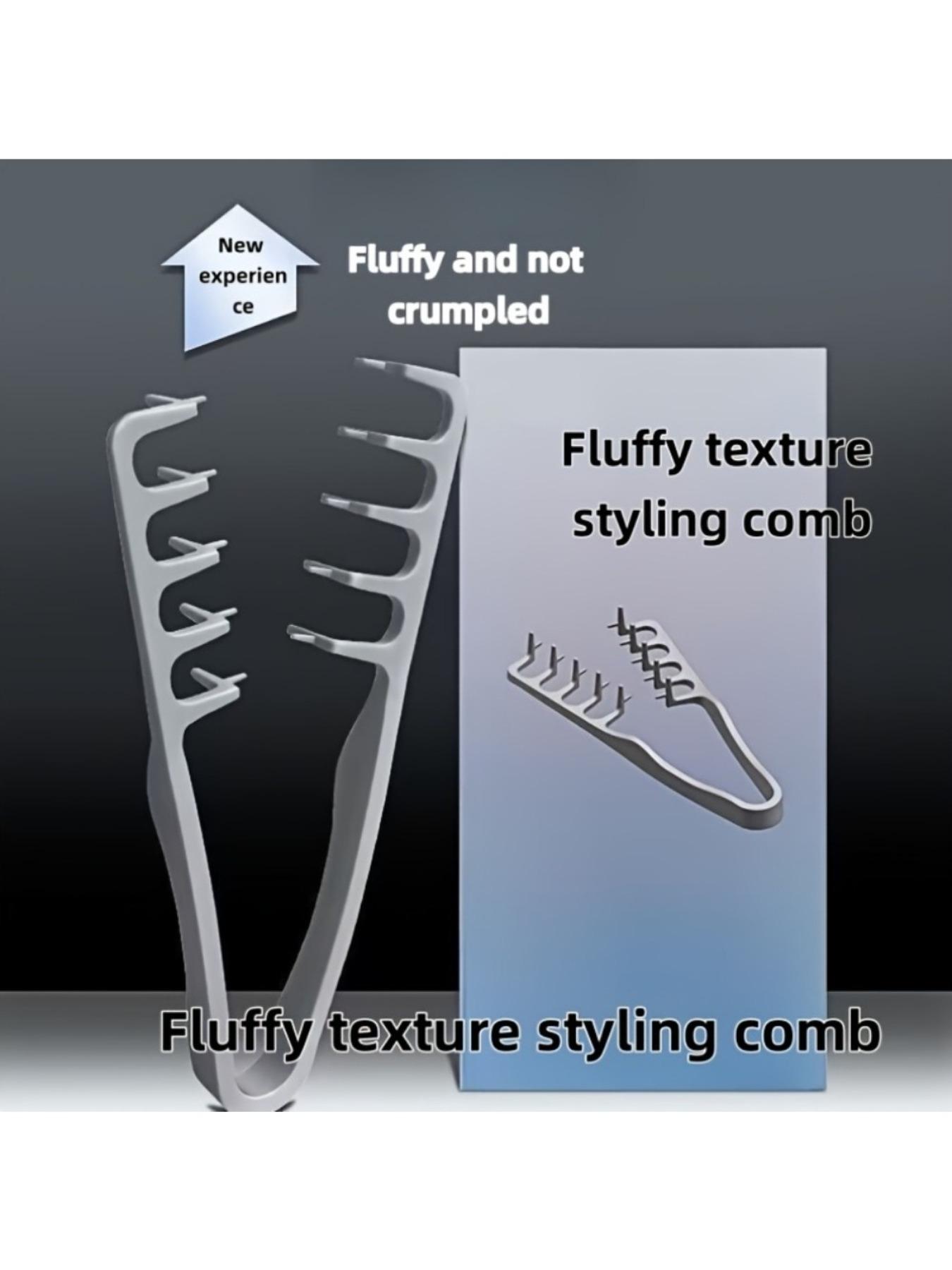 5/7/9pcs Volumizing Texture Hair Comb – Strong Grip, Root Lift, Seamless Blend, Fine Teeth for All Hair Types (Straight/Wavy/Curly), Anti-Slip Design, Ergonomic & Comfortable Handle, Perfect for Bangs, Salon & Home Use, Reusable, Must-Have Styling Tool