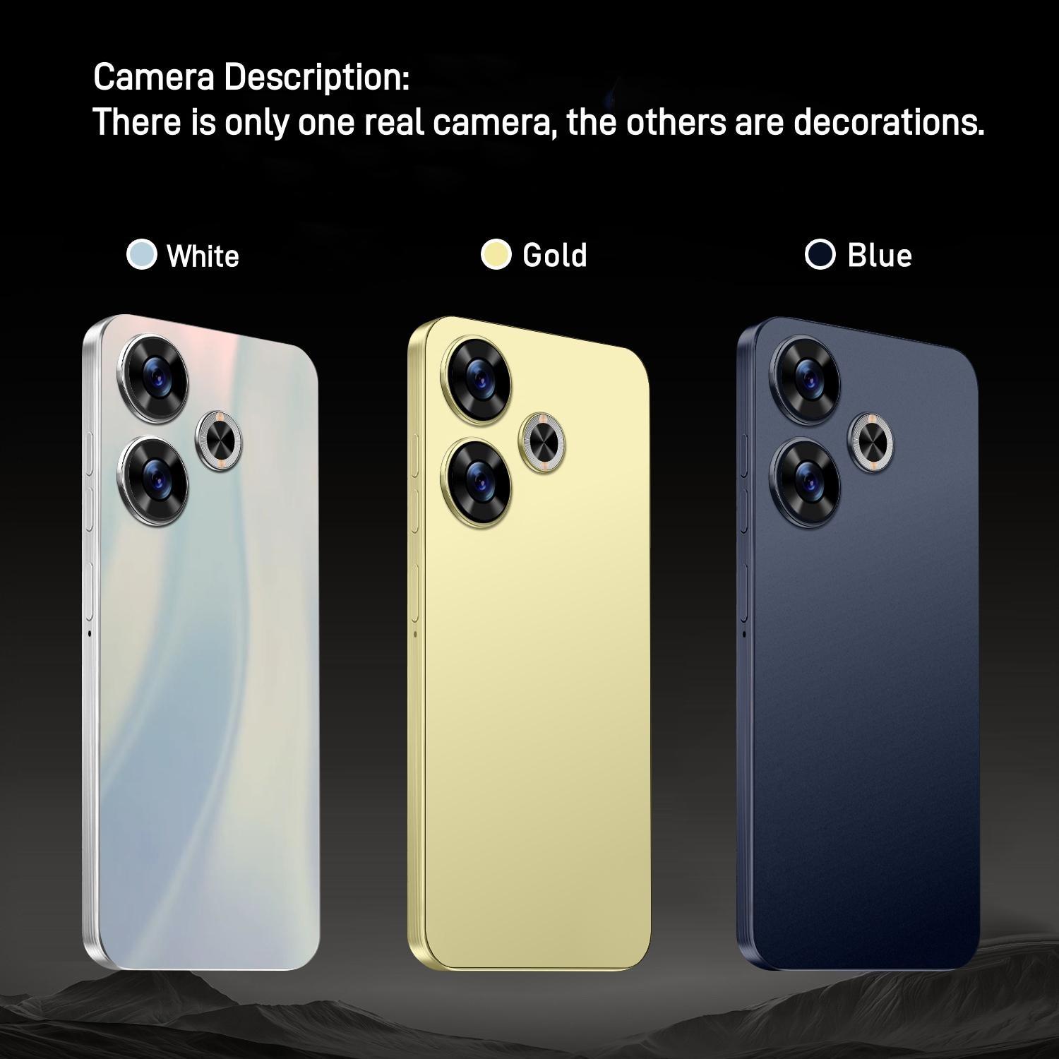 TOBLU-S24pro 4g Smartphone, 6.56-Inch Display, 4300mah Battery, 8mp+13mp Camera, 4GB RAM 64GB ROM, Dual Sim, GPS, Android 12 System