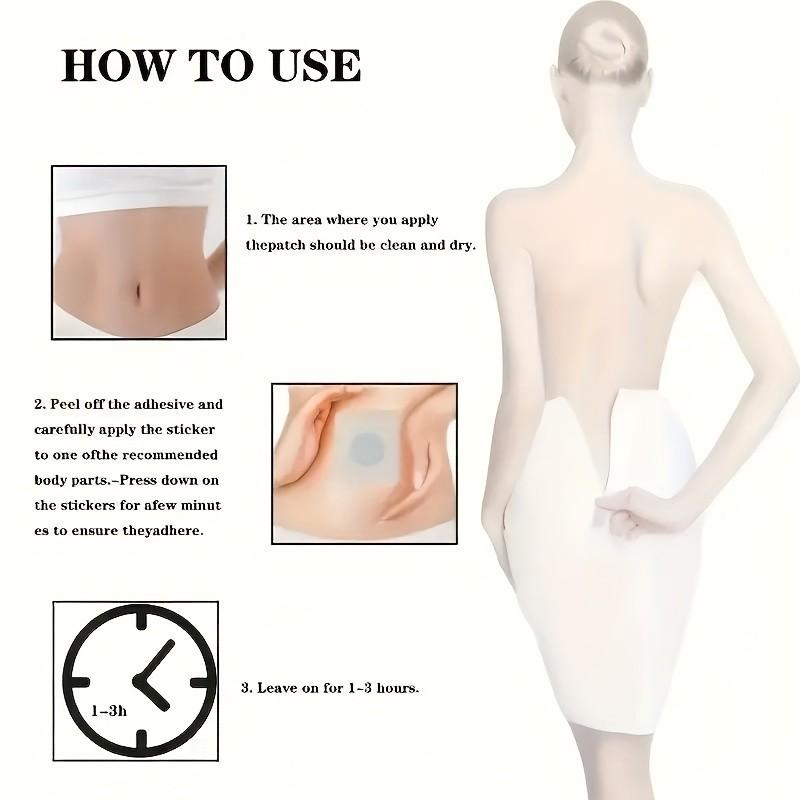 Abdominal Stomach Patch, 60 Pieces Per Pack, Multi-Functional Abdomen Waist Tape, Ideal for Fitness and Body Shaping