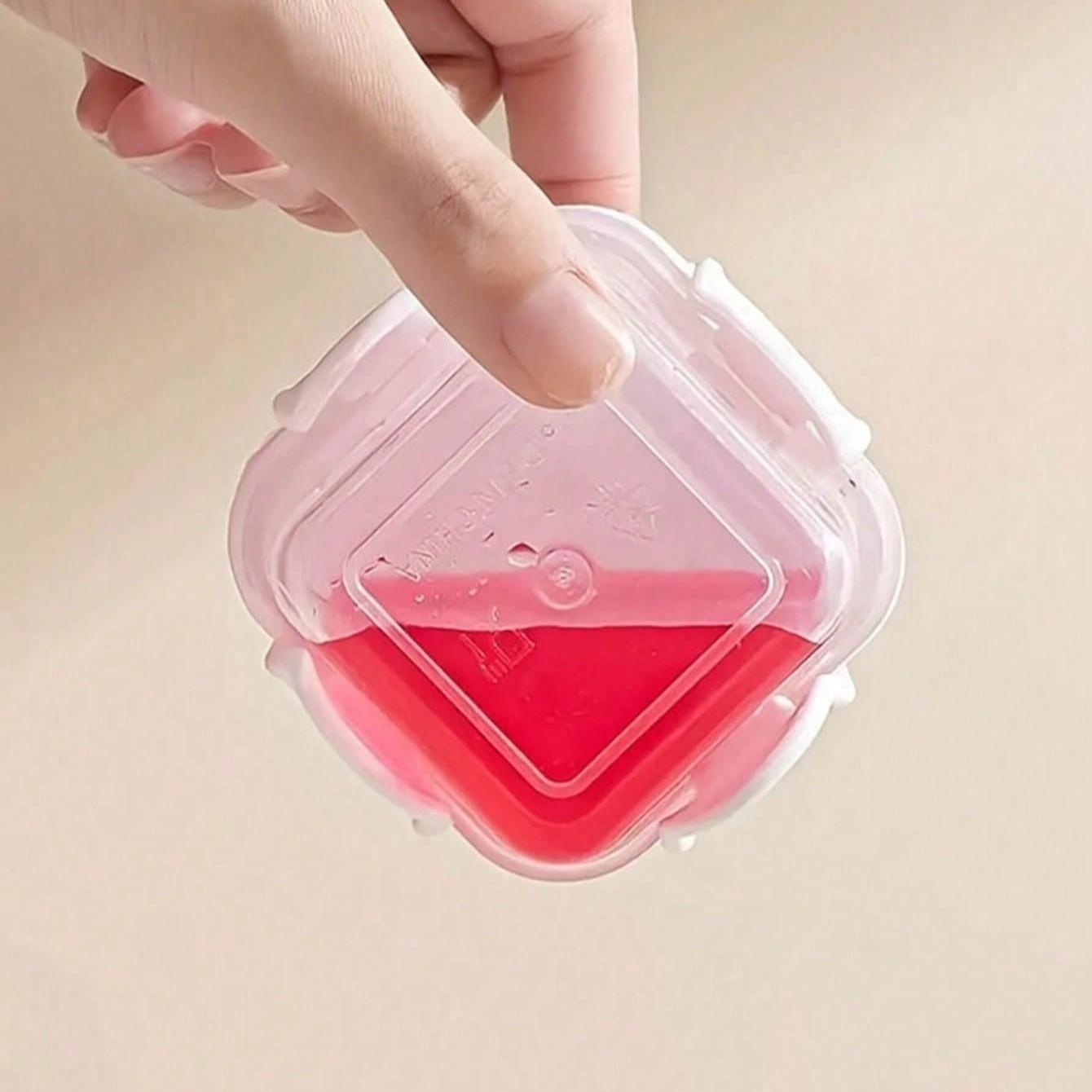 1/6pcs Mini Food Storage Box Set, Kitchen Lunch Box, Refrigerator Sealed Box, Rectangular Plastic Seal Container, Small Food Container