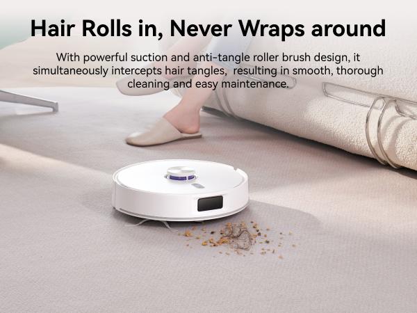 NARWAL Freo S Robot Vacuum and Mop Combo, 8000Pa Suction, 180 Days Hands Free, Self-Emptying Base, LDS Navigation, Obstacle Avoidance, Robot Vacuum Cleaner for Pet Hair & Hard Floors