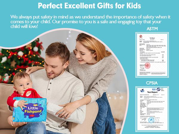 hahaland Toddler Fishing Set Montessori-Inspired Cloth Game with 22 Pcs for 1 Year Old Boys Girls Number Counting Color Sorting Learning Educational Gift 12-18 Months Holiday Christmas Gift - Sensory