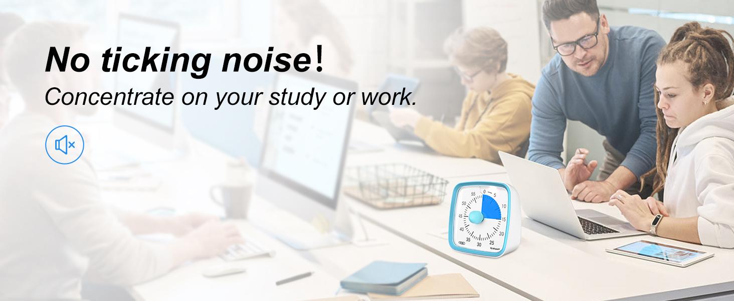 【mothersdaygift】Yunbaoit Night Light 60 Minute Silent Countdown Timer for Office Classroom Kitchen Modern Pastel Visual Timer Boost Concentration Productivity