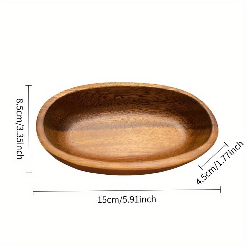 Natural Wood Vintage Appeal Oval Wooden Storage Box, Durable Jewelry Tray Organizer, Elegant Decorative Box, Decoration, Perfect for Vanity Coffee Table, Ideal Gift, Home Decor Organiser, Interior Storage Organizer, Dressing Table Box, Durable Organizers