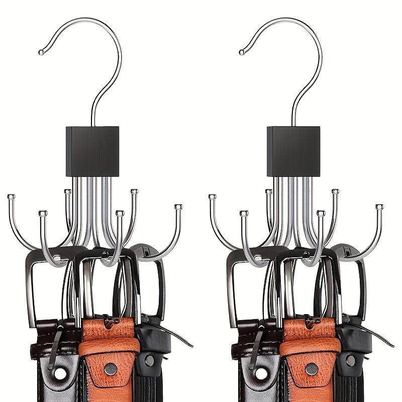 multi-functional rotating 6 hook hangers: coats, hats, scarves, wardrobe storage and finishing - door hooks - bag storage hooks - polished wooden surfaces, multi-purpose hooks