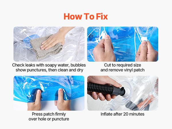 VEVOR Inflatable Bumper Ball 1-Pack, 5FT/1.5M Body Sumo Zorb Balls for Teen Adult, 0.8mm Thick PVC Human Hamster Bubble Balls for Outdoor Team Gaming Play, Bumper Bopper Toys for Garden, Yard, Park