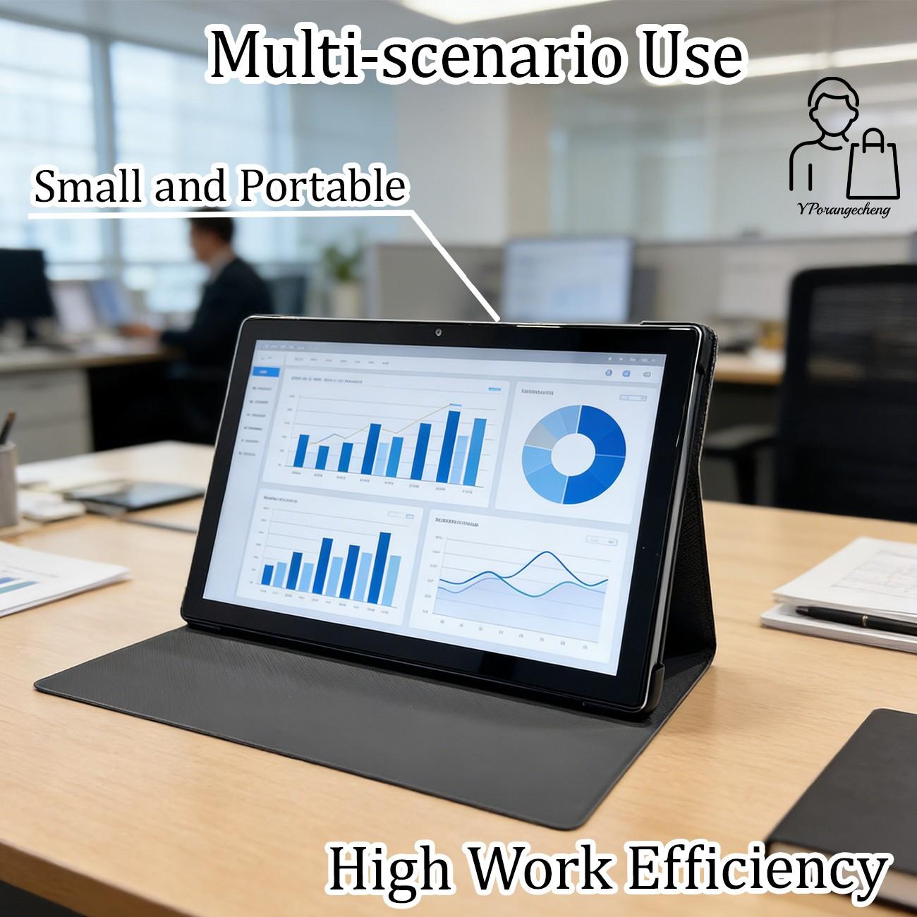 Surprise Gift Alert, 10-Inch HD Screen Android Tablet PC, 5g WiFi Dual Camera, 2-In-1 Tablet, Bluetooth-compatible Keyboard, Mouse, Earphones, silver Color, Tablet With Keyboard