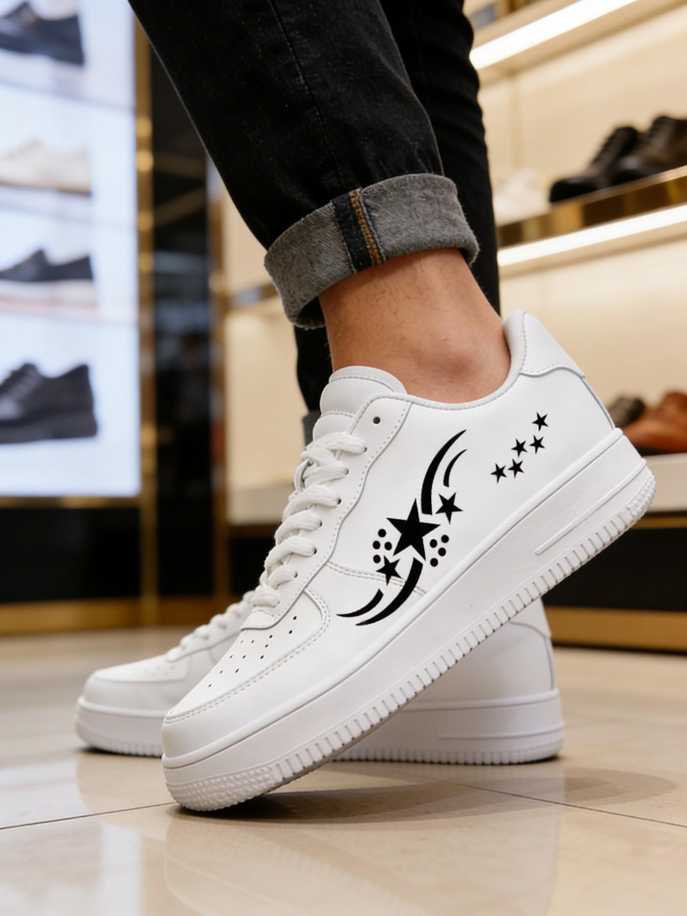 Custom A11 Solid Color Korean Style Sneakers, Versatile Low Top Couple Shoes, Fashionable Boardwalks for Everyday Wear