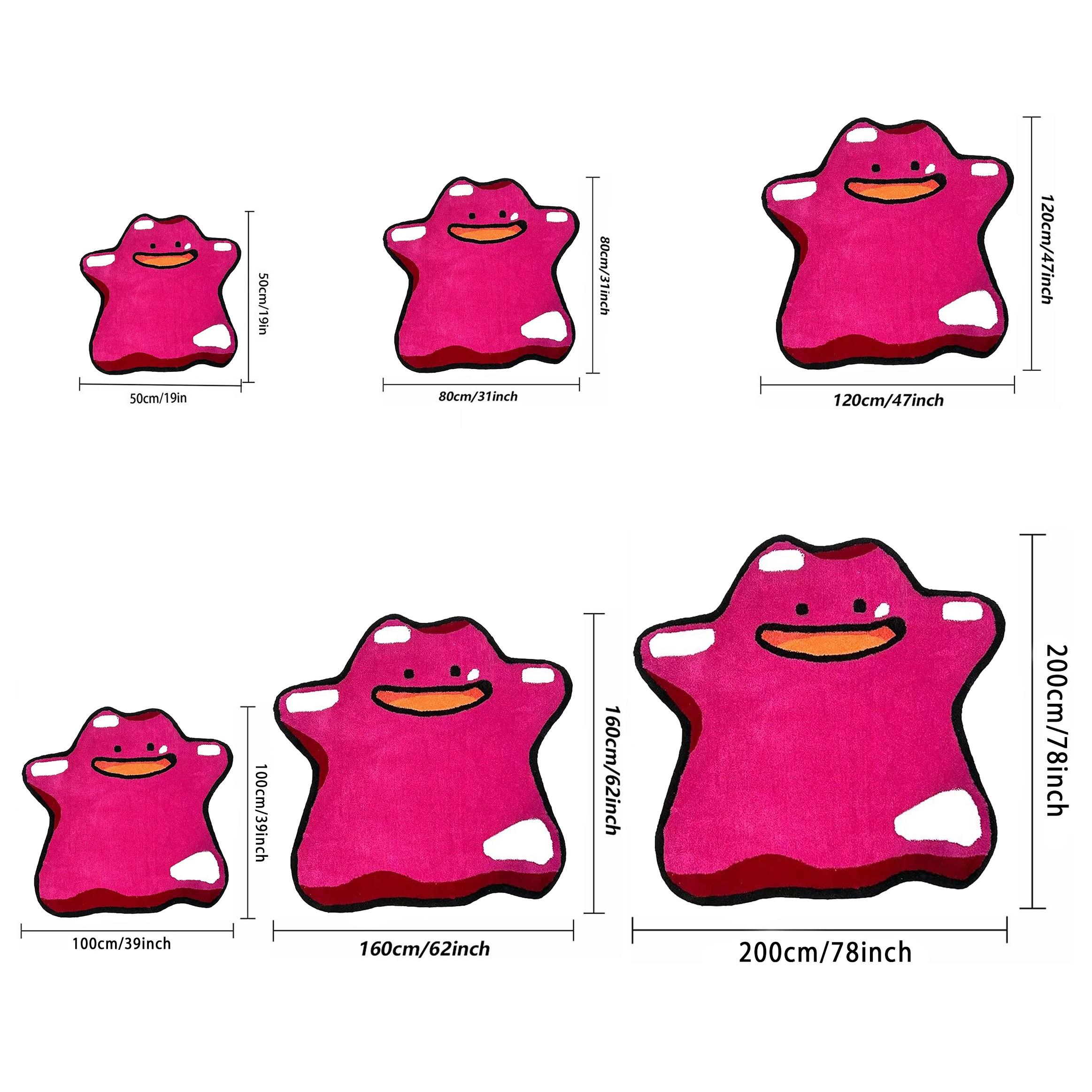 Creative Anime-Style Tufted Carpet, Soft Plush Non-Slip Rug for Bedroom Window Sills, Versatile Short-Pile Area Mat for Multiple Settings