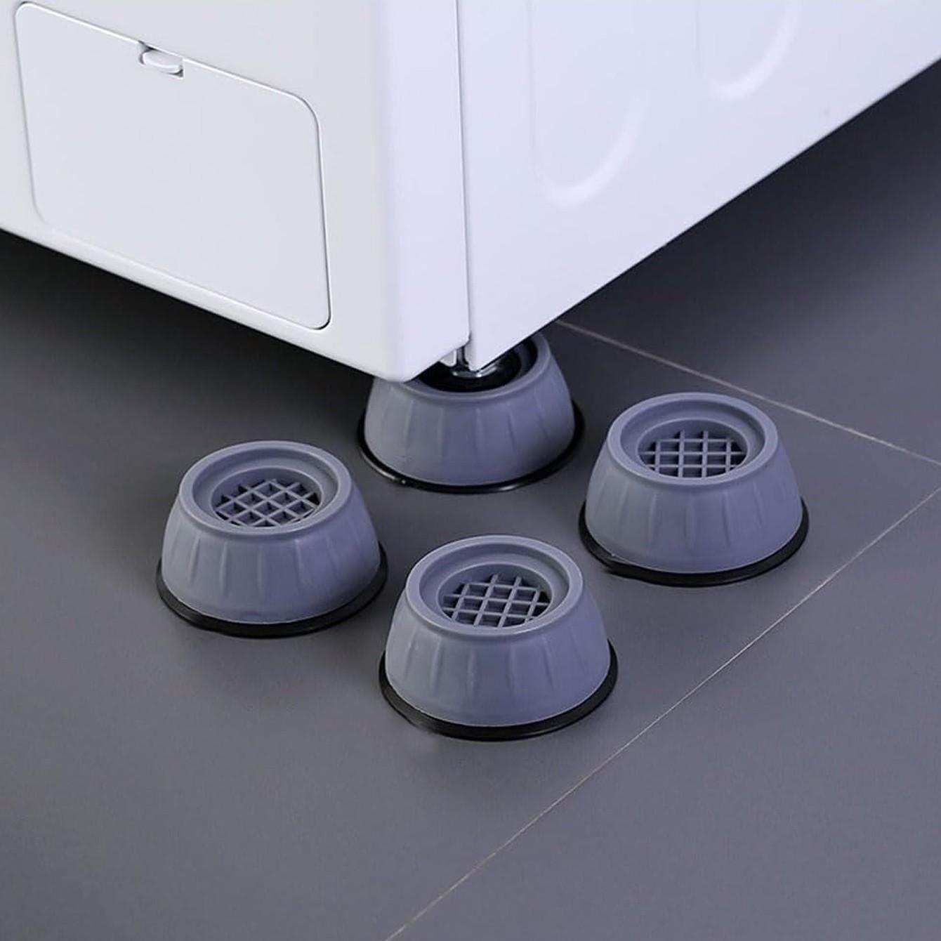 4-Pack Home Washing Machine Foot Pads, Table Chair Tea Table Stabilizer, Anti-Slip Corner Pads, Durable Shock Absorber Pads