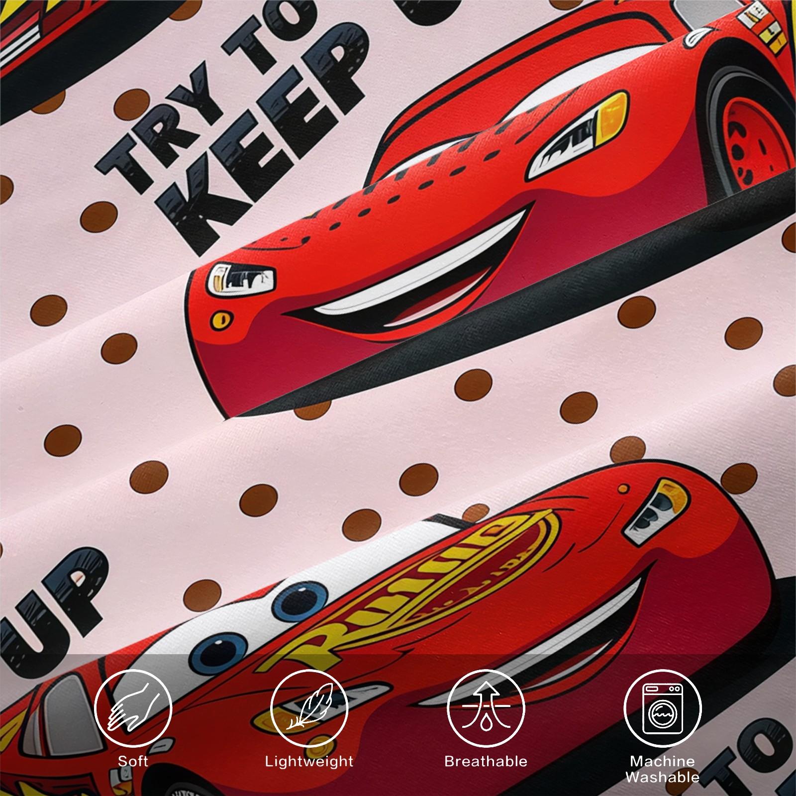 Cartoon Car Pattern Duvet Cover Set, Soft And Durable Bedding Set, Including 1 Duvet Cover And 1 Or 2 Pillowcases, Suitable For Children And Adults Daily Holiday Birthday Gifts Bedroom Decorations