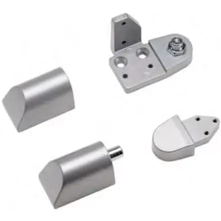 Commercial Door Pivot Hinge Set - Left Hand,  | Top and bottom pivot set  Rite Armalite style for storefront doors, heavy duty commercial door hinge hardware