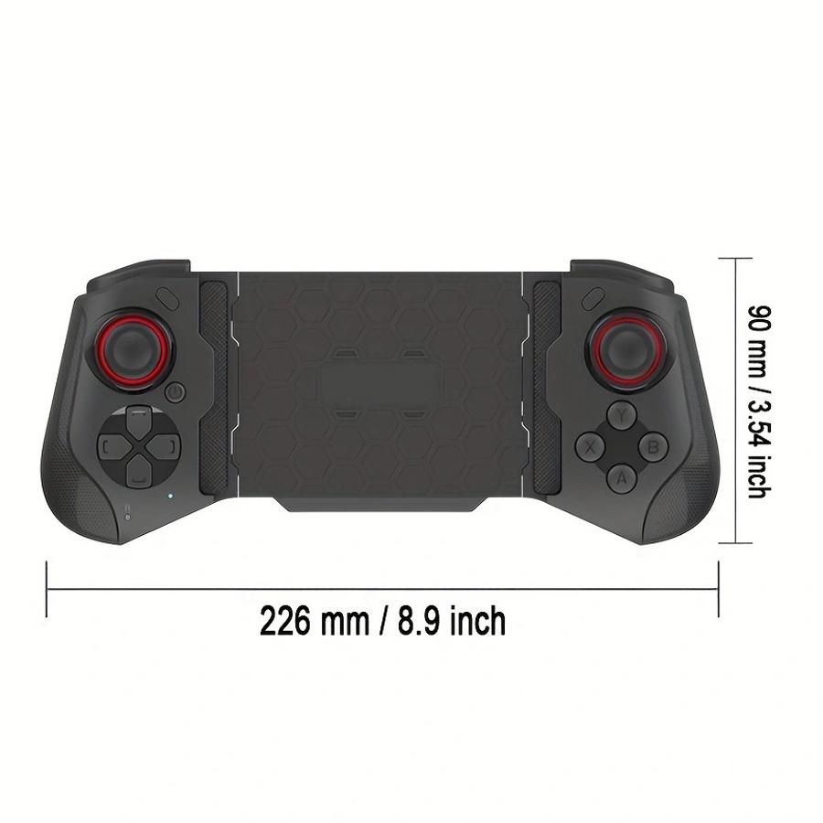 Wireless Game Controller Compatible with iPhone & Android, 1 Count Wireless Bluetooth-compatible Mobile Gamepad, Game Controller for Android & IOS 13.4, Mobile Gaming Controller