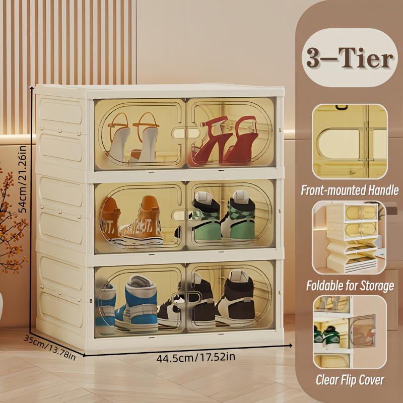 2026 Internet celebrity explosion 3/6/9 layers can be stacked to save space, organize shoe racks, family storage artifacts, dust saving space