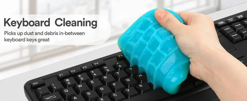 Product Introduction of Car Cleaning Gel Universal Detailing Kit Automotive Dust Car Crevice Cleaner Slime Auto Air Vent Interior Detail Removal for Car Putty Cleaning Keyboard Cleaner Car Accessories 9