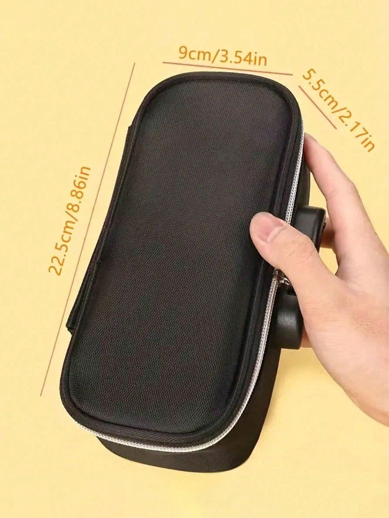 Portable Multifunctional Storage Box, Handheld Combination Lock Pencil Case, Boy Canvas Stationery Box, School Student Large Capacity