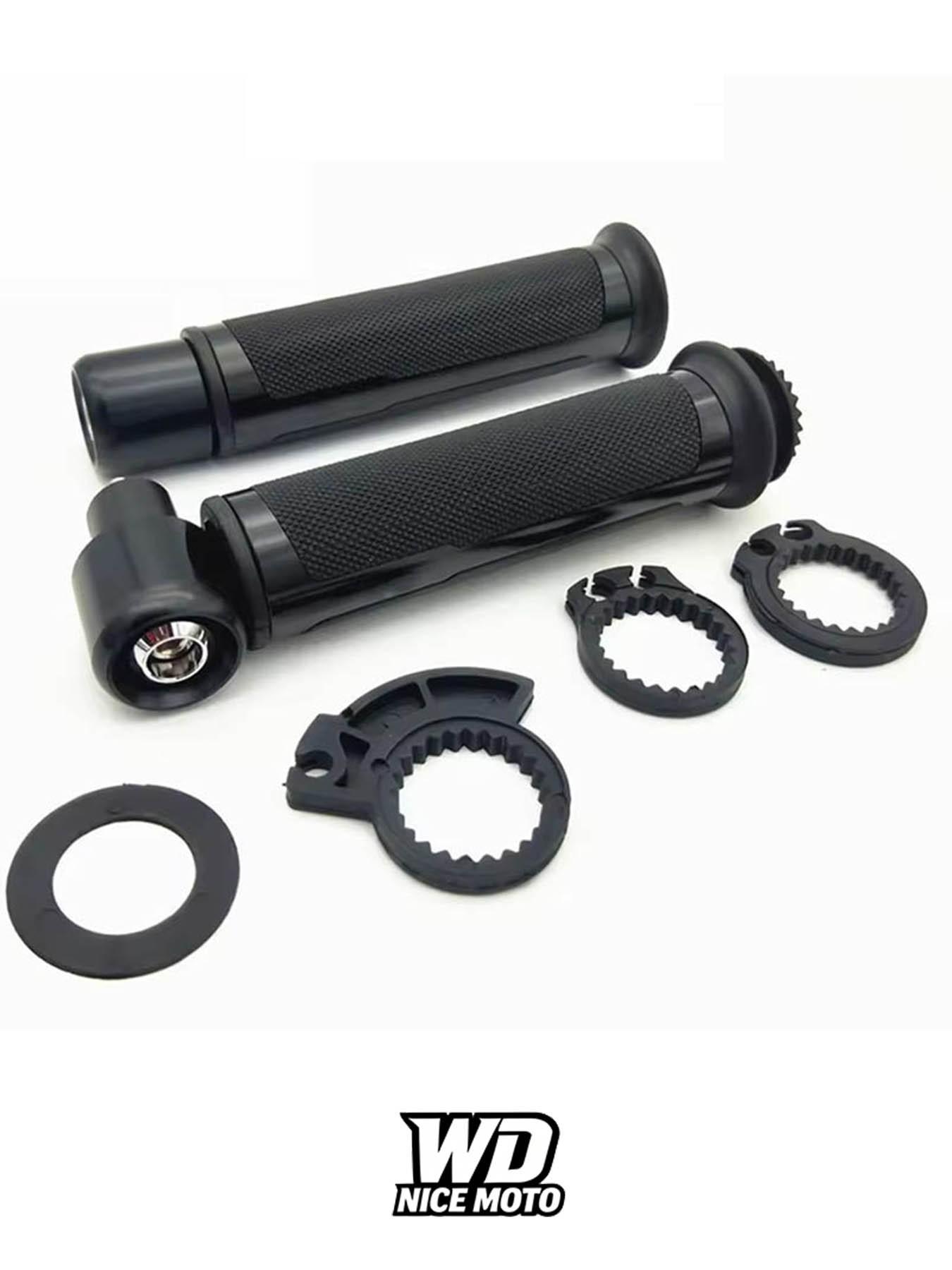 Wd Nice Moto Universal 7/8" 22mm Motorcycle Modification Parts, Fatbike Grip Cuffs, Cnc Handlebar for Kawasaki, Honda, Yamaha, Suzuki, Ducati