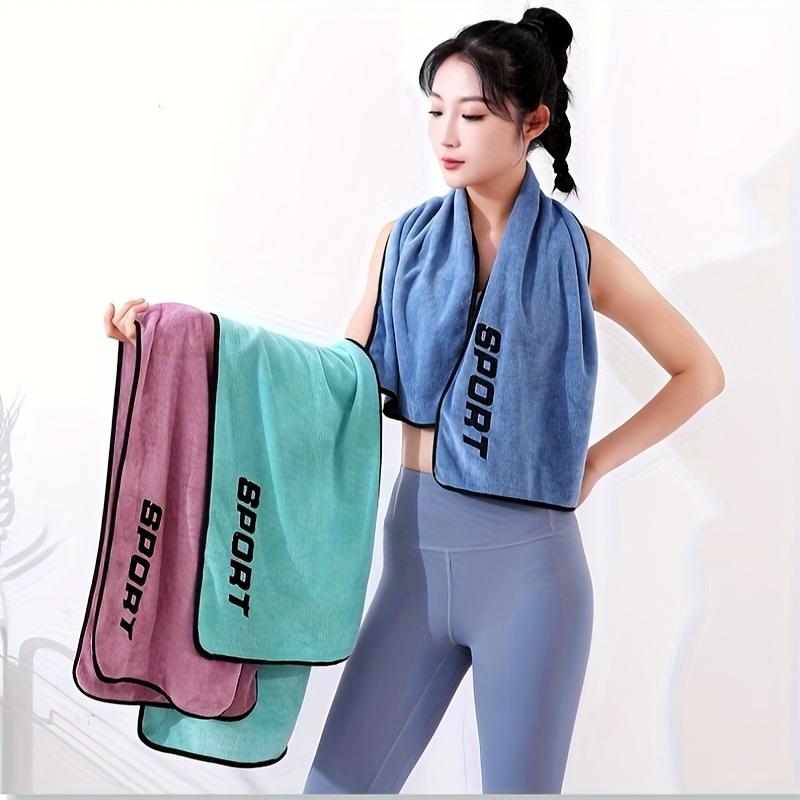 Ultra-Soft Microfiber Sports Towels, Quick-Dry Super Absorbent Modern Design, Perfect for Fitness Running Outdoor Yoga Gym Camping Tennis Travel, Stylish Fitness Towels