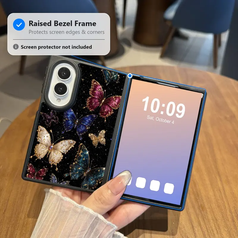 Compatible with Z Fold 8/ Z Fold7/Z Fold6/Z Fold5/Z Fold4/Z Fold3 | Z Flip 8/ 7/ 6Magnetic Full Wrap Shockproof Foldable Phone Case HNZ0482