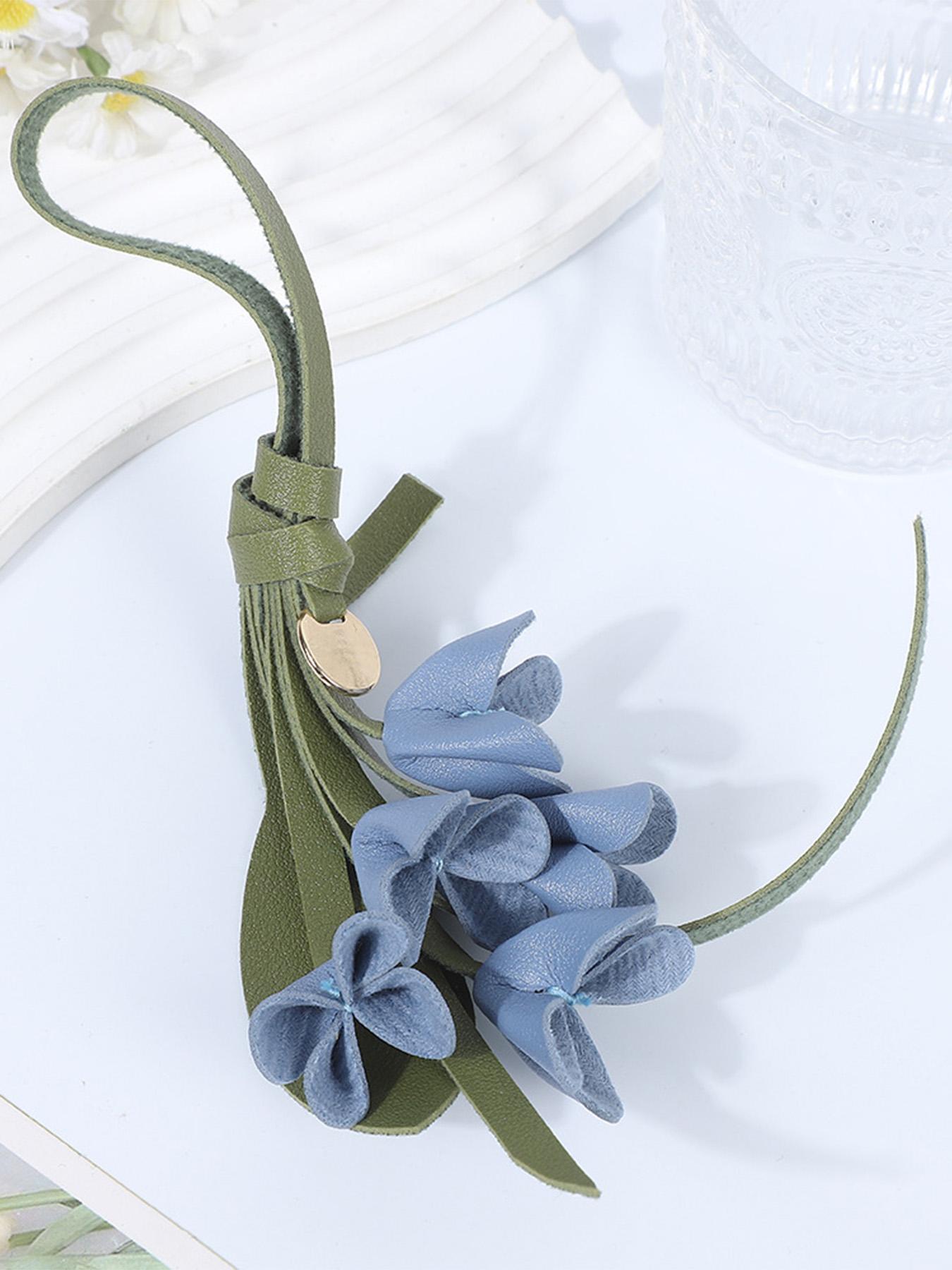 PU Flower Bag Charm, Elegant Design for Valentine's Day, Mother's Day, Teacher's Day Gifts, Perfect for Daily Bag Accessories