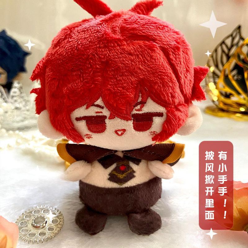 Genshin Impact Character Plush Dolls - Sandrone, Columbina, Yae Miko, Arlecchino, Sigewine, Illuga - Stuffed Toy for Kids, Game Cosplay Gift, Arlecchino Sigewine Yae Miko