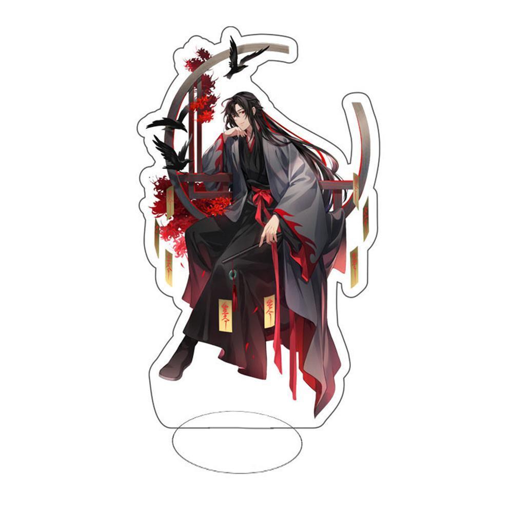 15CM Hot Anime Acrylic Stand Model MO DAO ZU SHI Cartoon Figures Wei Wu Xian And Lan Wang Ji Su She Collection Gifts