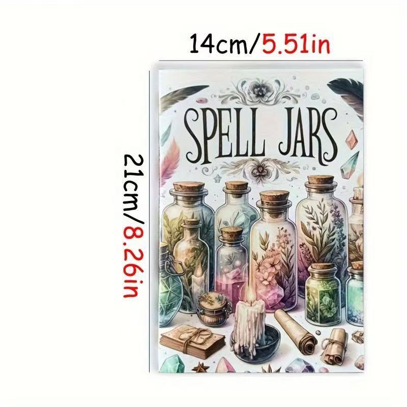 Magic Spell Jar Guide Book, Practical Manual for Modern Witchcraft and Wicca, Energy Jar Making for Specific Intentions