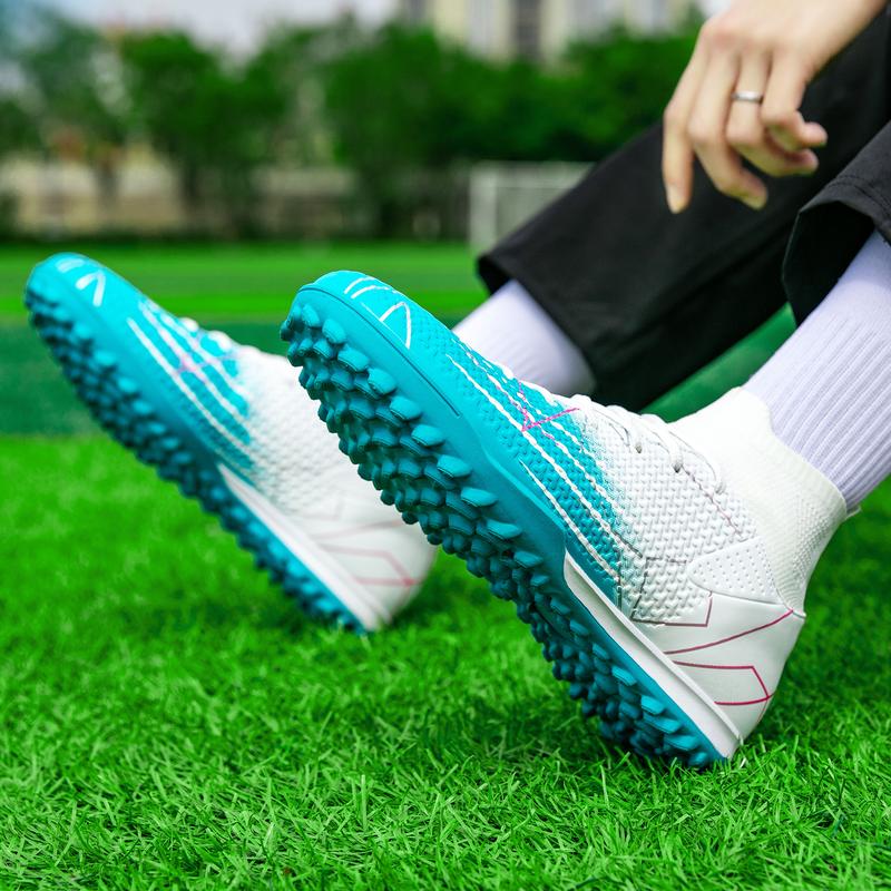 Men's High Top Football Shoes, BreathableComfortable Football Cleats, Professional Football Shoes