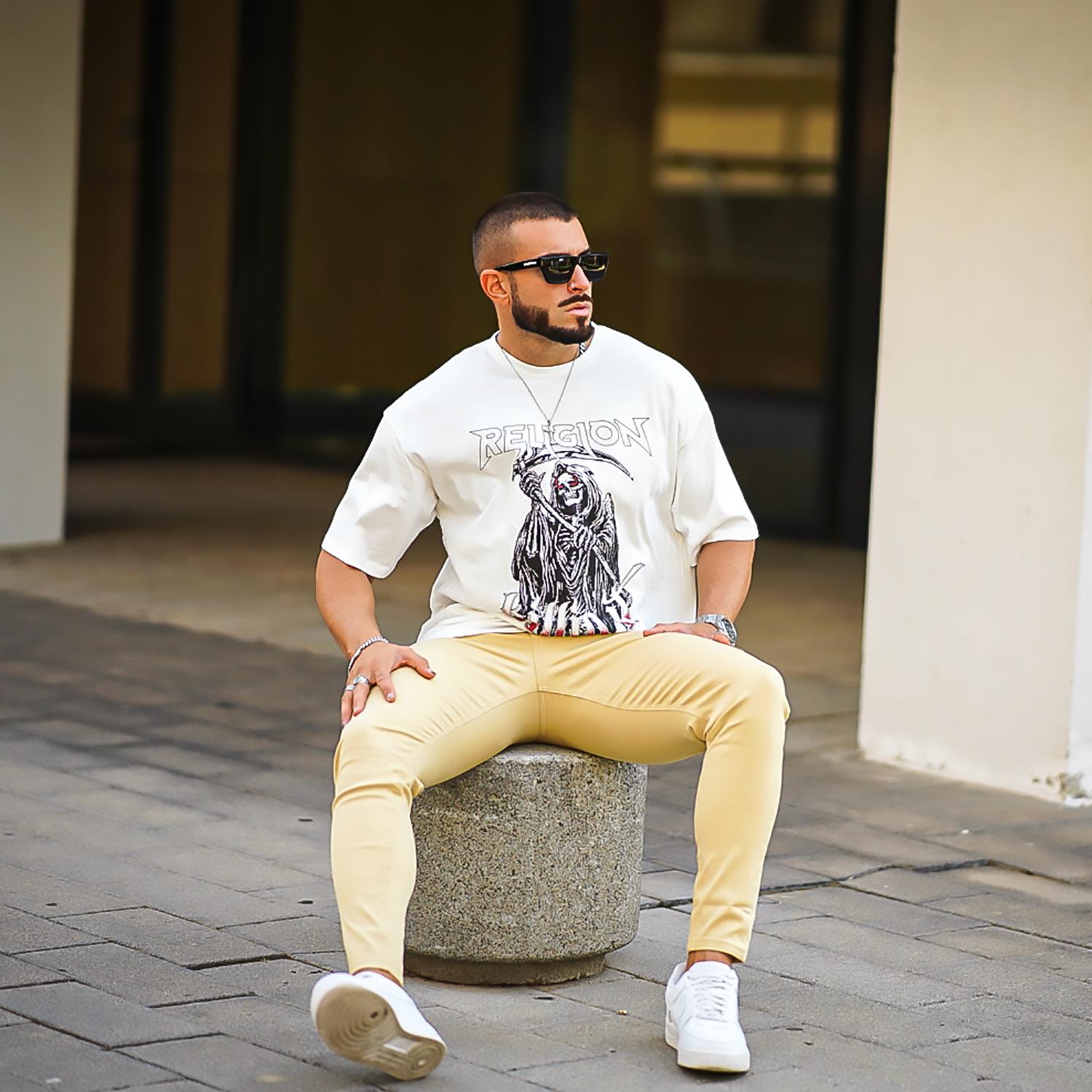 GINGTTO Mens Jeans Skinny Stretch Fashion High Rise Colored Jeans