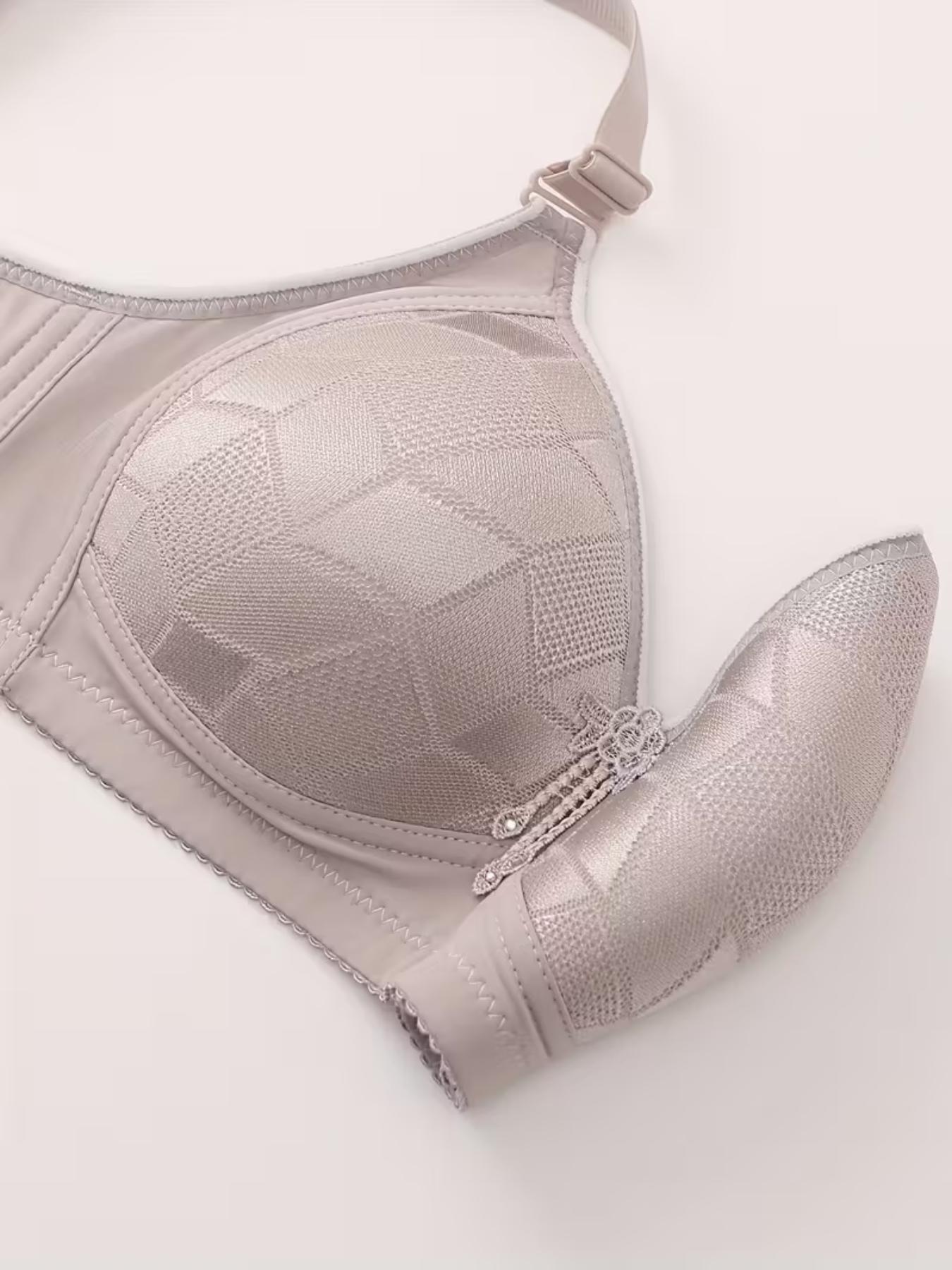 4-Pack Wireless Push-Up Bras, Seamless Comfort Fit, Elegant Daily Wear Underwear, Breathable Soft Fabric, Full Coverage All-Day Support