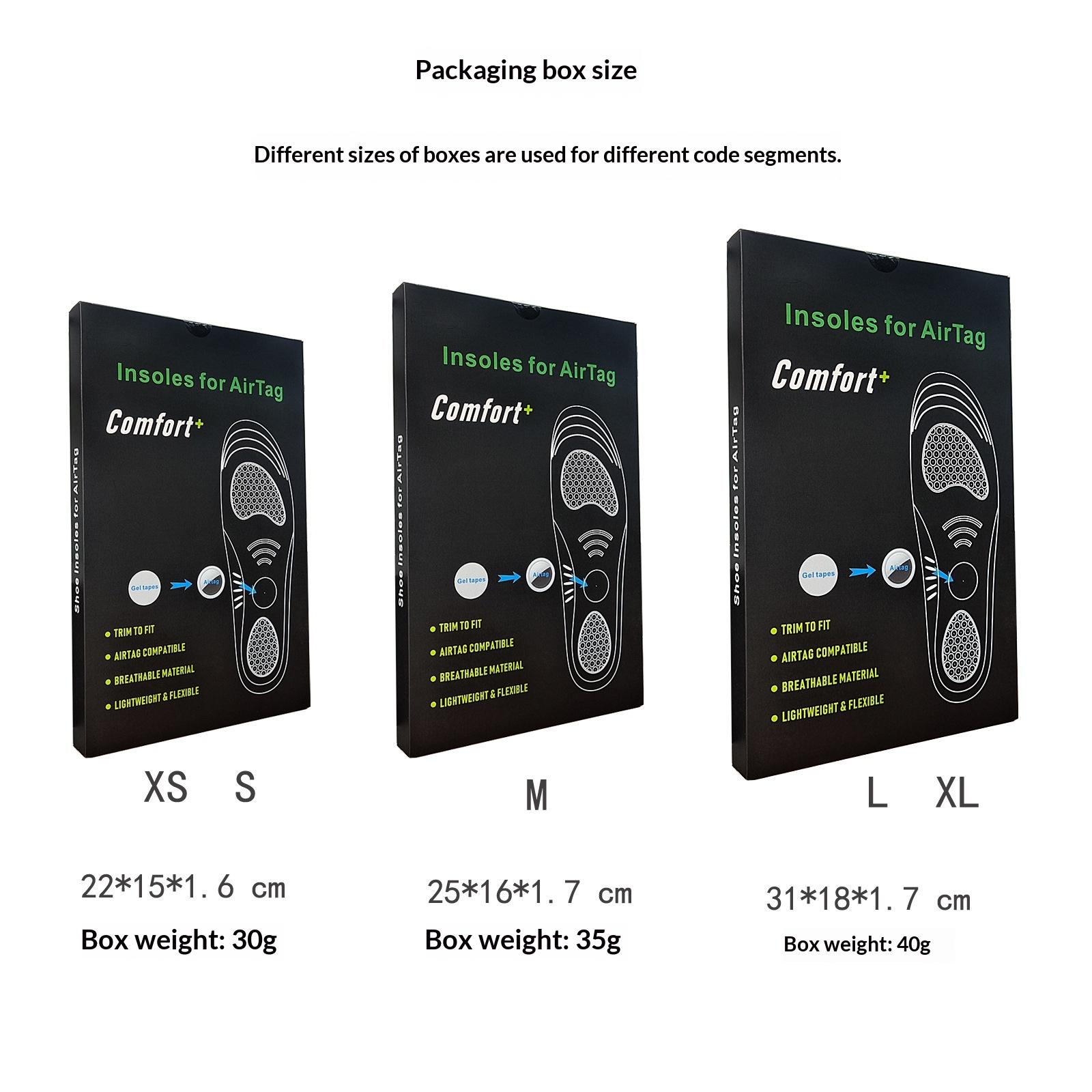 AirTag-Compatible PU Insoles — Anti-Loss Tracking Inserts for Children's Sports Shoes and the Elderly