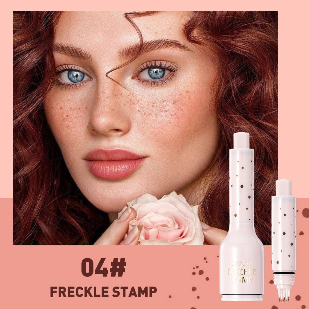NEW blush+Freckle pen SET，4-In-1 Natural Freckle Stamp Pen - Fast-Dry  Halloween makeup，freckles stamp beauty stamps liquid blush glitter freckles freckle stamp  Temporary Fake Freckles For Makeup,