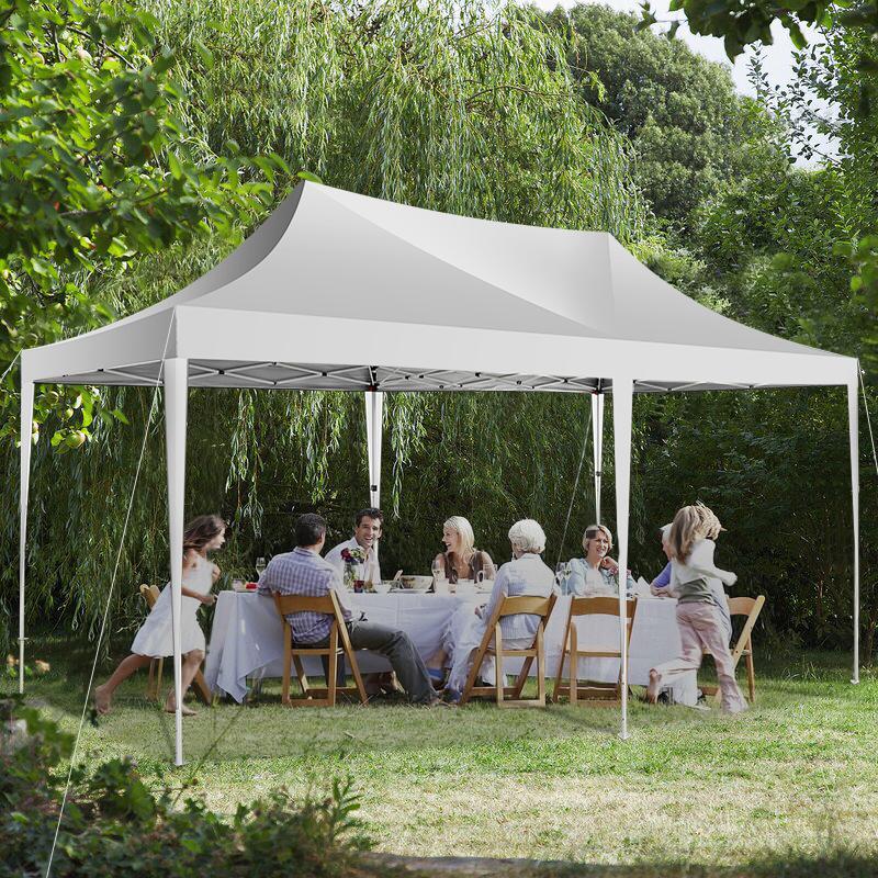 COBIZI 10x20 Pop Up Canopy Tent with Sidewalls, UV50+ Outdoor Gazebo for Parties