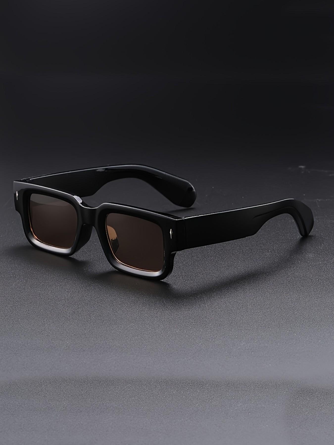 Men's Square Frame Sunglasses, Small Frame Eyeglasses, Fashionable and Comfortable, Ideal for Outdoor Activities, Parties, Travel, Driving, Fishing