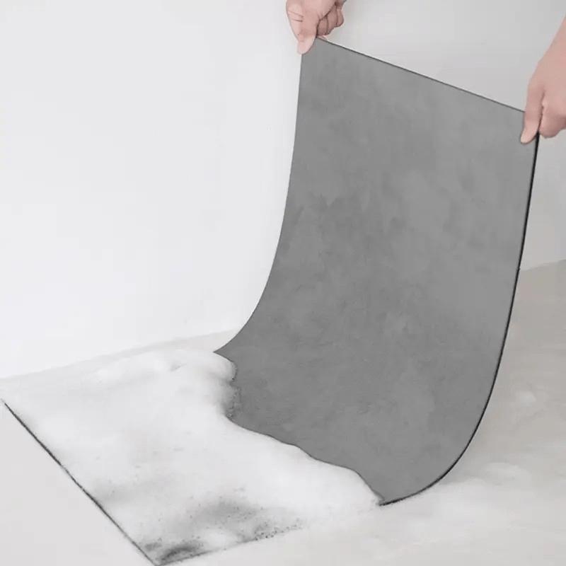 Soft Absorbent Non Slip Bathroom Mat Set, 3 Counts/set including Washable Rug & Toilet U Shaped Mat & Entrance Door Mat, Home Decor