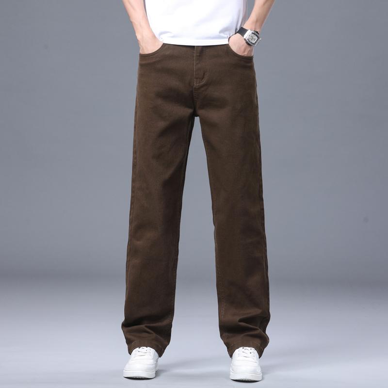 3 Pack Men's Relaxed Straight Leg Casual Pants| Earth Tone Cotton Chino Jeans| Minimalist Clean Fit Trousers Daily Essentials tiktokshopspringglowup