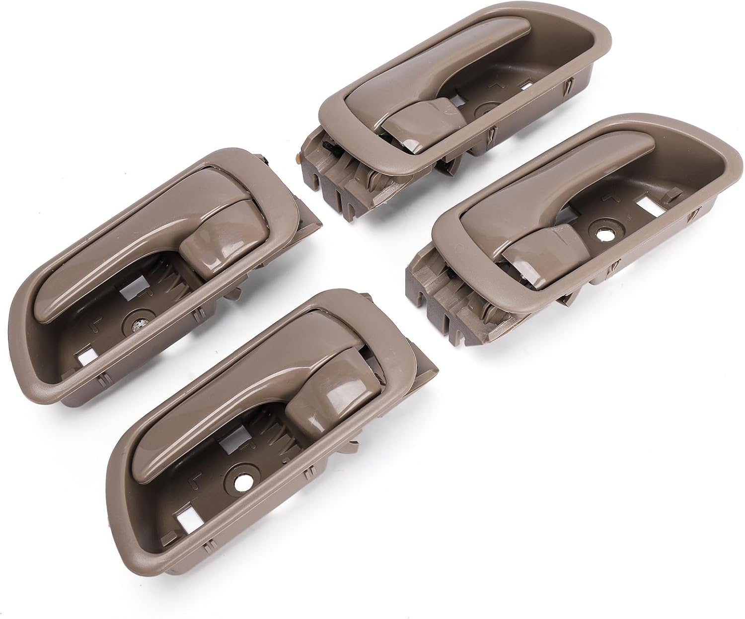 4Pcs Interior Inside Door Handles Replacement for Toyota Camry 2002 2003 2004 2005 2006, Inner Door Handle Front/Rear Driver & Passenger Side - Beige