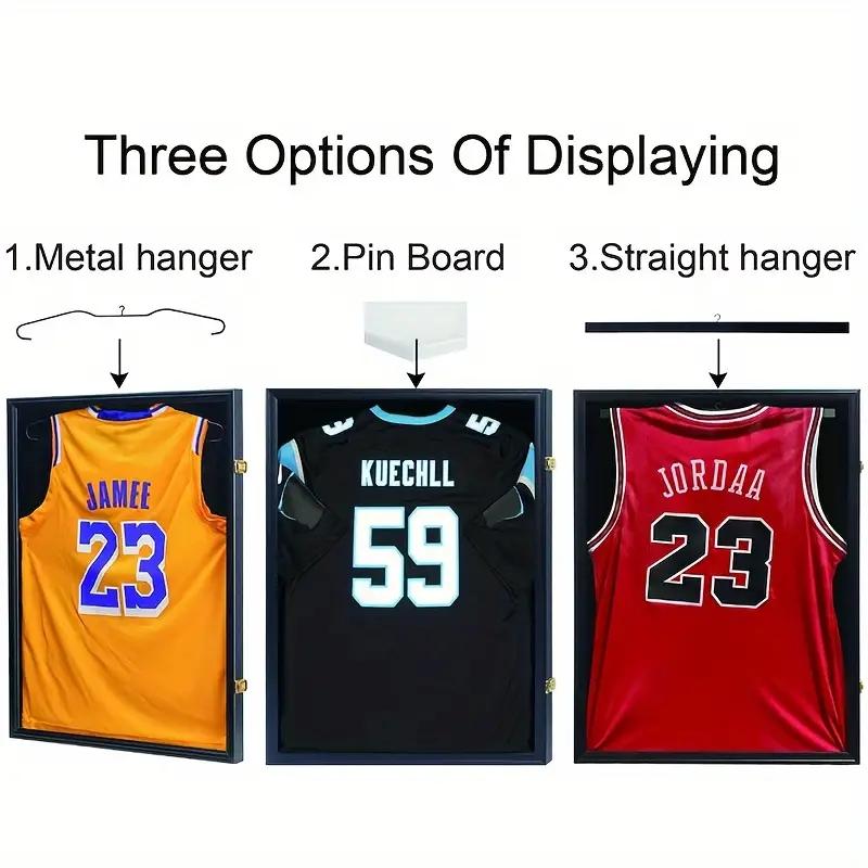 Classic Black Jersey Frame for Sports Memorabilia