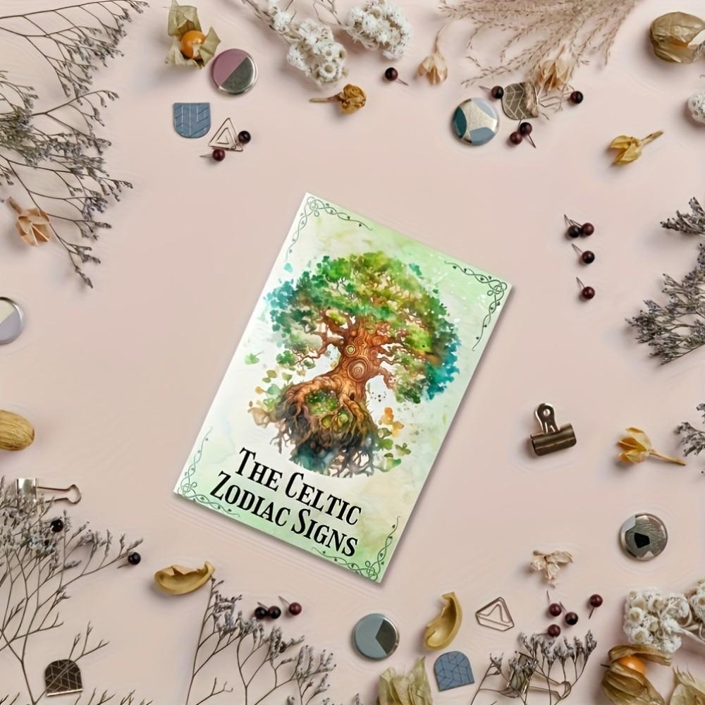 Celtic Astrology Guide Book, Celtic Tree Astrology with Beautiful Shadow Pages, Ideal for Wiccans Pagans and Spiritualists