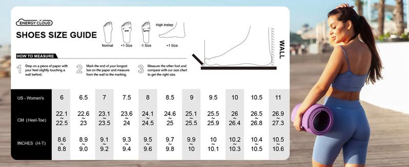 ALEADER Women's Classic Running Shoes Energycloud Lightweight and Versatile Walking Shoes for Fitness White Workout Sneakers