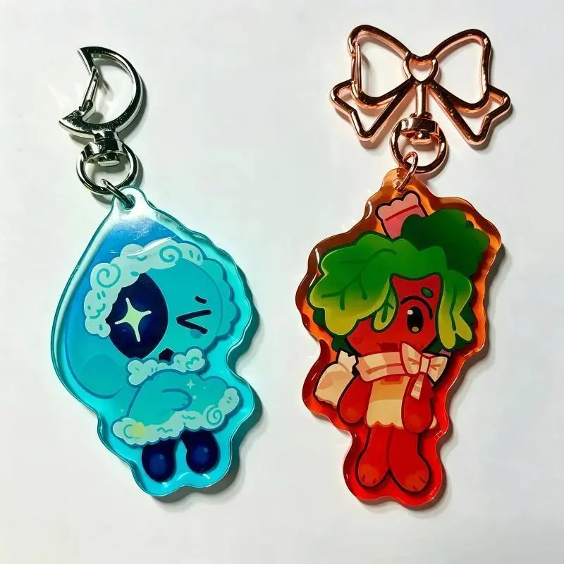 2026 New hot item RBL X Cute World Acrylic Dandy Keychain Astro Sprout Cute Cartoon Bag Charm Kawaii Anime Pendant Gift for Game Fans
