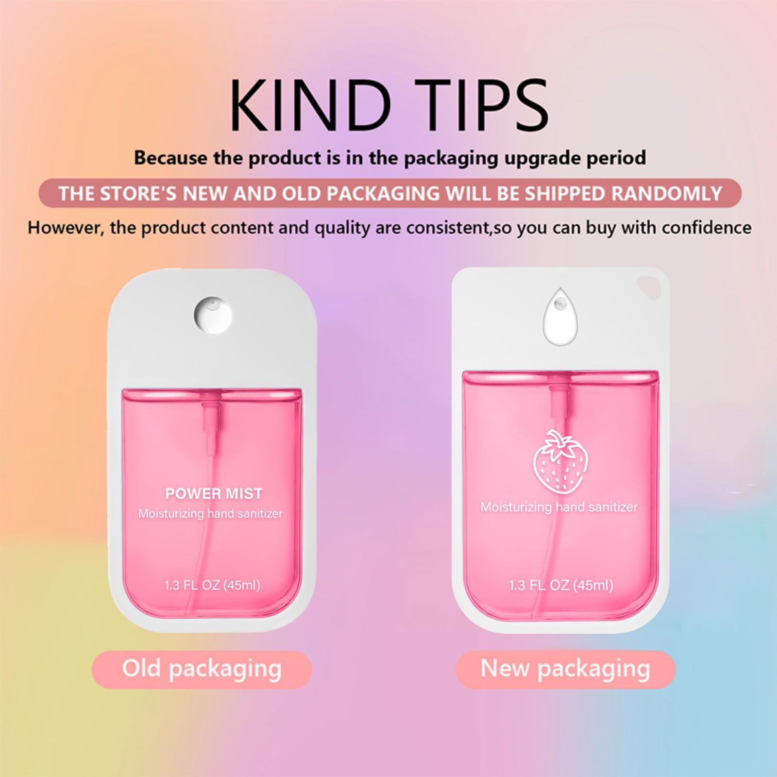 Strawberry-scented hand sanitizer spray, moisturizing strawberry-scented hand spray, travel-sized bottle, portable household hand sanitizer spray, refreshing, deodorizing, germ-killing, Antibacterial, cleaning spray, Personal hygiene