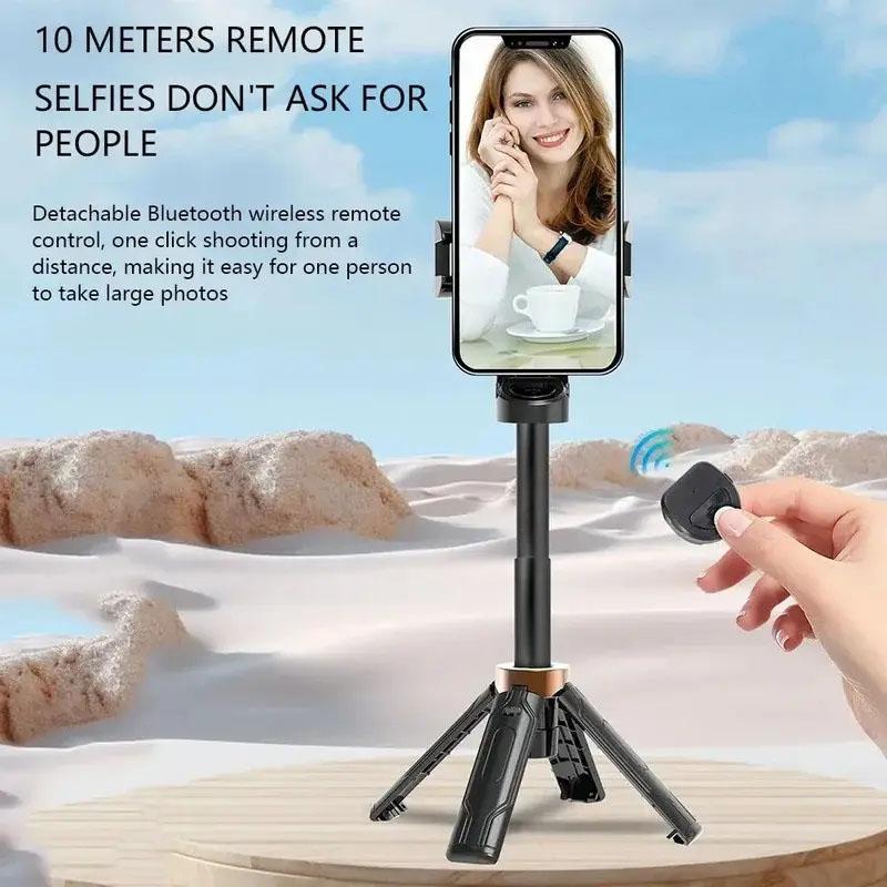 Mini Selfie Stick Travel Portable Tripod Stand, Four-Legged Phone Holder for Photography, Ideal for Travel & Daily Use