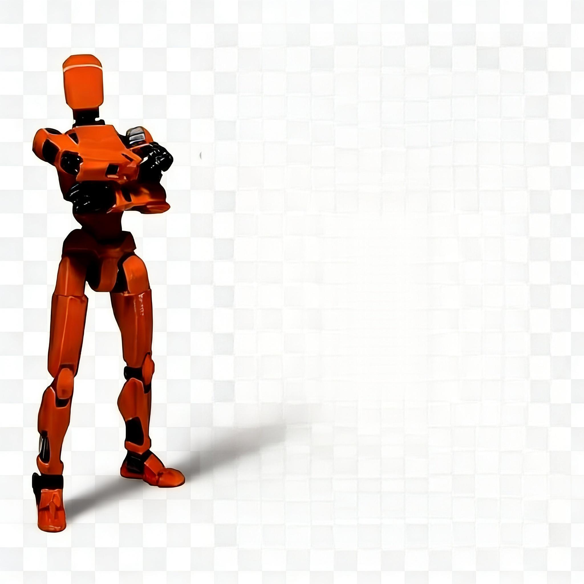 Lucky 13 Action Figure with Weapon Accessories, Desktop Decor, Stress Relief Toy for Kids and Adults, Model C1