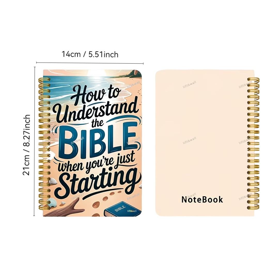 Bible Study Plan Guide, 52-Week Cycle, Size 13.97×21.08cm, Includes Registration, Reading, Prayer & Exploring the Power of the Bible