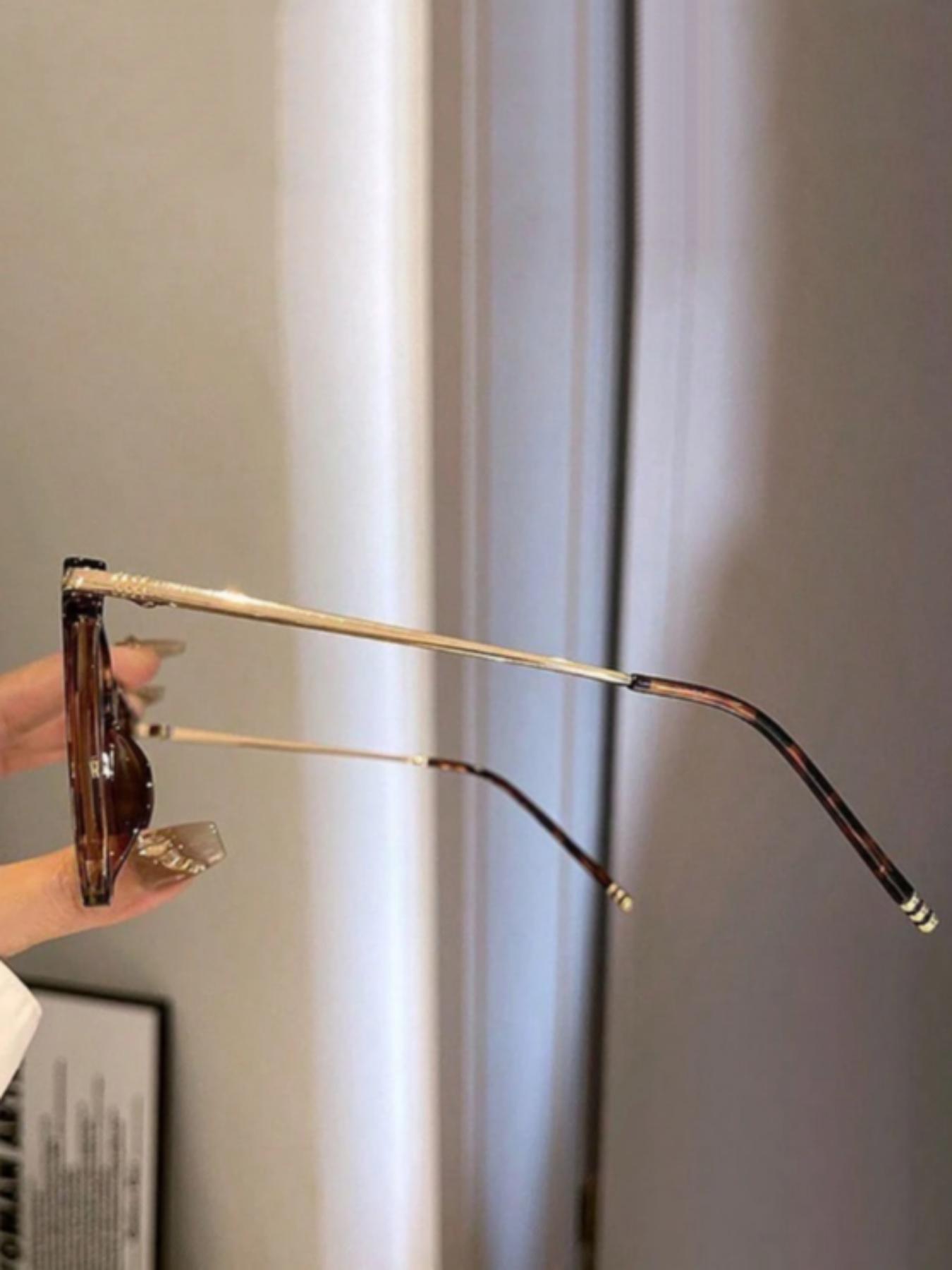 Classic Elegant Women's Flat Mirror, Leopard Pattern Eyeglasses, Suitable for Daily Life, Casual Activities, Office Commuting, Stylish and Versatile, Fashionable Frames Glasses