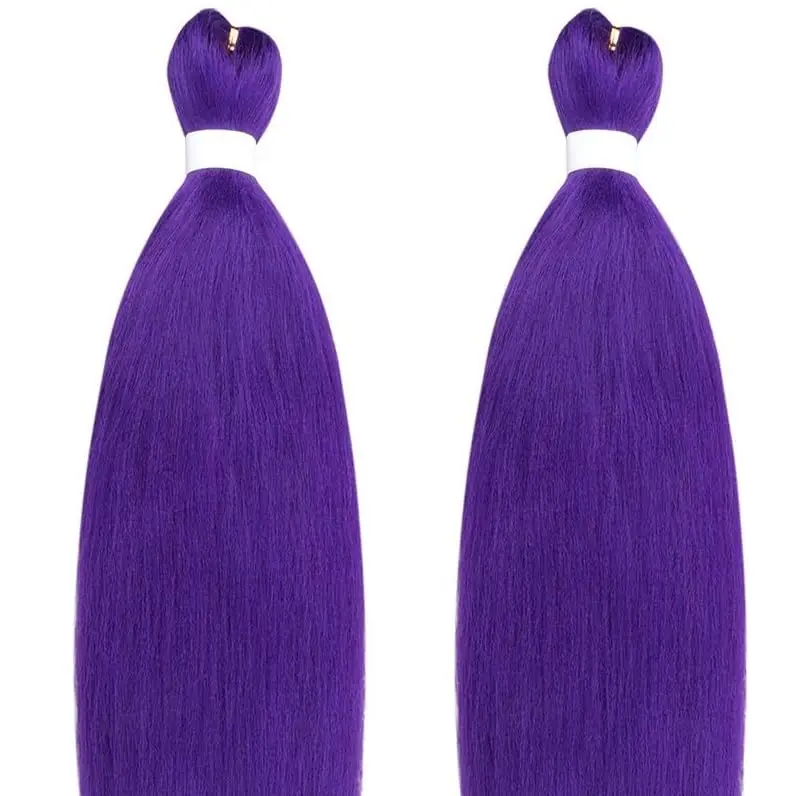 Braiding Hair Pre Stretched  Hair Extensions for Braids as Rumi Hair, Long Synthetic Yaki Texture Braiding Hair for Halloween Costume  Stage Party, 26 Inch (Pack of 2)
