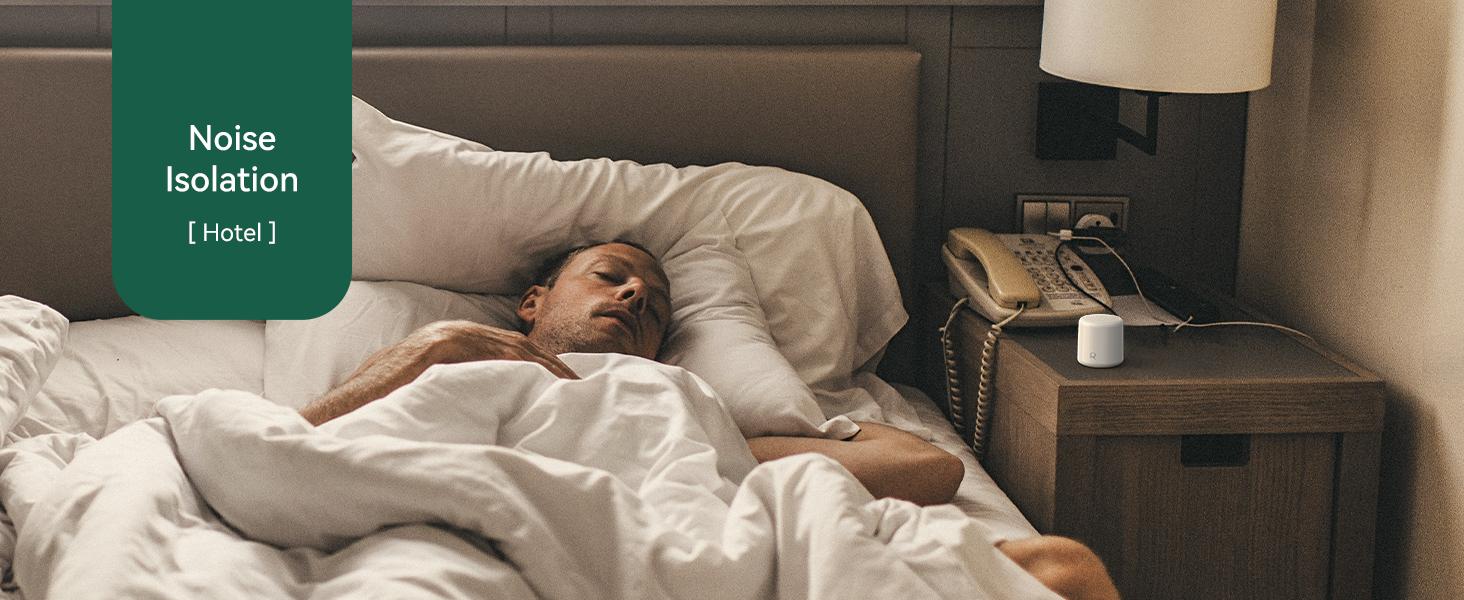 Restnature White Noise Sound Machine - Travel Sound Machine for Sleep, 16 Nature Sound, Timer, White Noise Machine for Sleeping Office Privacy Home Gift, Christmas present, Holiday Travels