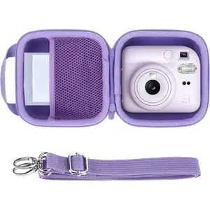 X-SBB13  Storage Case Compatible with Fujifilm Instax Mini 12/Instant Camera (Lilac Purple Case)